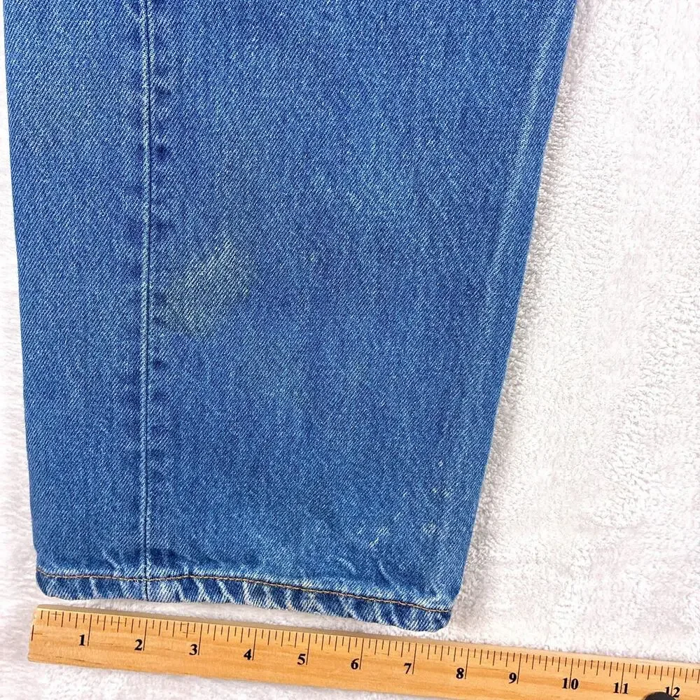 VTG Levis 501 Jeans Mens 33x38 (32x33) Faded Button Fly Classic Preppy Indie